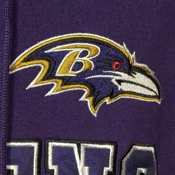 NFL Baltimore Ravens Purple and Black Sweater - Picture 3 of 4